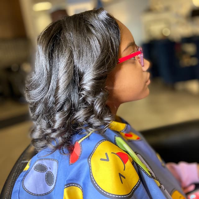 Kids Silkpress Care Experience at Styles By Kye in Chicago, IL
